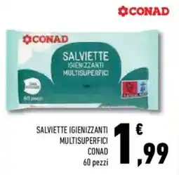 Conad Superstore Salviette igienizzanti multisuperfici CONAD offerta