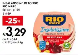 Bennet Insalatissime di tonno RIO MARE offerta