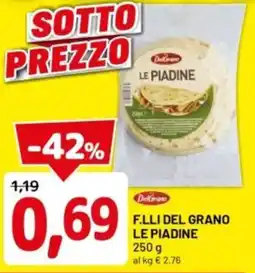 DPiù F.lli del grano le piadine offerta
