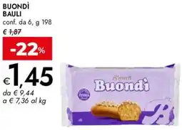 Bennet Buondì BAULI offerta