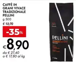 Bennet Caffè in grani vivace tradizionale PELLINI offerta
