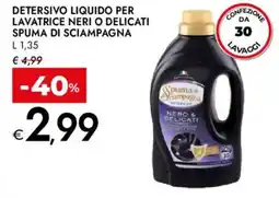 Bennet Detersivo liquido per lavatrice neri o delicati SPUMA DI SCIAMPAGNA offerta
