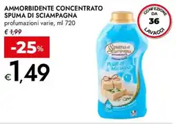 Bennet Ammorbidente concentrato SPUMA DI SCIAMPAGNA offerta