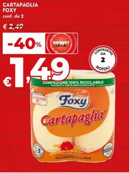 Bennet CARTAPAGLIA FOXY offerta