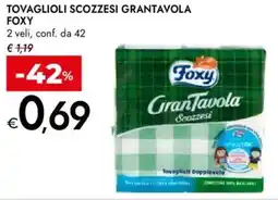 Bennet Tovaglioli scozzesi grantavola FOXY offerta