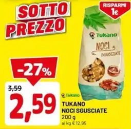 DPiù Tukano noci sgusciate offerta