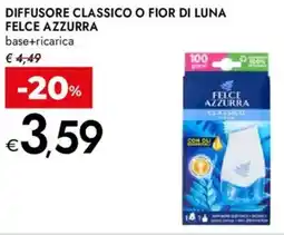 Bennet Diffusore classico o fior di luna FELCE AZZURRA offerta