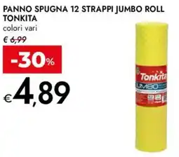 Bennet Panno spugna 12 strappi jumbo roll TONKITA offerta