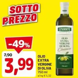 DPiù Levante olio extra vergine di oliva offerta
