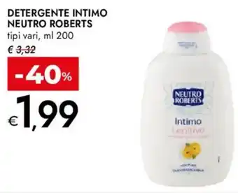 Bennet Detergente intimo NEUTRO ROBERTS offerta