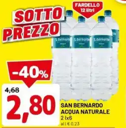 DPiù San bernardo acqua naturale offerta