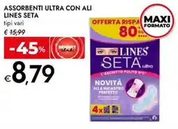 Bennet Assorbenti ultra con ali LINES SETA offerta
