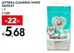 Bennet Lettiera clumping white SANICAT offerta