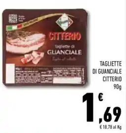 Conad Superstore Tagliette di guanciale CITTERIO offerta