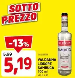 DPiù Valdanna liquore sambuca offerta