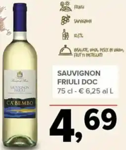 Todis Friuli Sauvignon friuli doc offerta