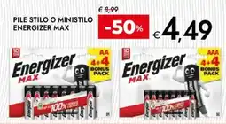 Bennet Pile stilo o ministilo ENERGIZER MAX offerta