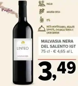 Todis Puglia Malvasia nera del salento igt offerta