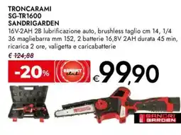 Bennet TRONCARAMI SG-TR1600 SANDRIGARDEN offerta