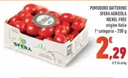 Conad Superstore Pomodoro datterino sfera agricola NICKEL FREE offerta