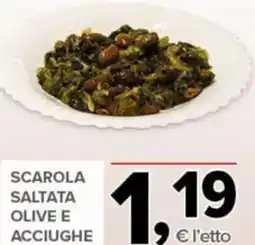 Todis Piatti Pronti Scarola saltata olive e acciughe offerta