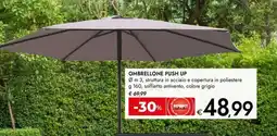 Bennet Ombrellone push up offerta