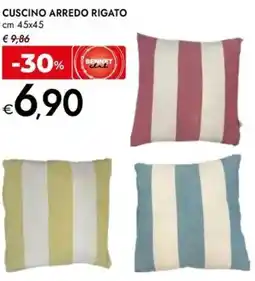 Bennet Cuscino arredo rigato offerta