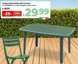 Bennet Tavolo rettangolare cayman offerta