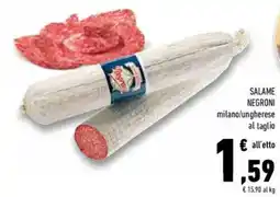 Conad Superstore Salame NEGRONI offerta