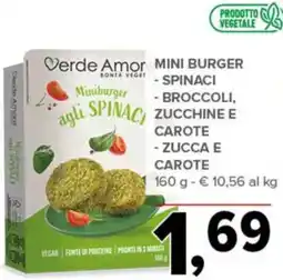 Todis Verde Amor Mini burger offerta