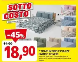 DPiù Trapuntino 2 piazze ENRICO COVERI offerta