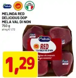 DPiù Melinda red delicious dop mela val di non offerta
