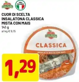 DPiù Cuor di scelta insalatona classica mista con mais offerta