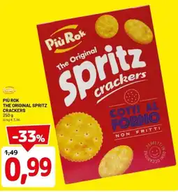 DPiù Più rok the original spritz crackers offerta