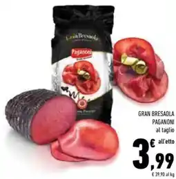 Conad Superstore Gran bresaola PAGANONI offerta