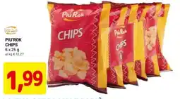 DPiù Piu'rok chips offerta