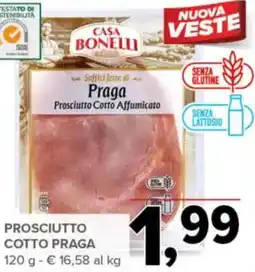 Todis CASA BONELLI Prosciutto cotto praga offerta