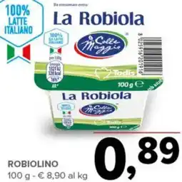 Todis La Robiola Robiolino offerta