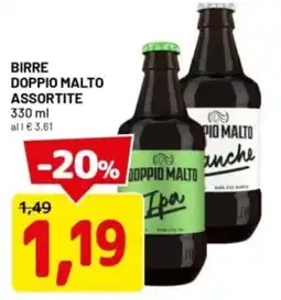 DPiù Birre doppio malto offerta