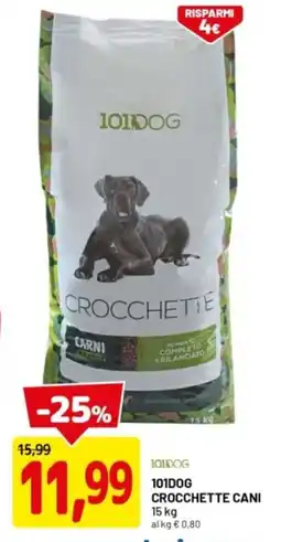 DPiù 101dog crocchette cani offerta