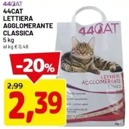 DPiù 44gat lettiera agglomerante classica offerta