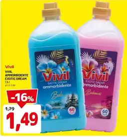 DPiù Vivil ammorbidente exotic dream offerta