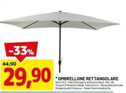 DPiù Ombrellone rettangolare offerta