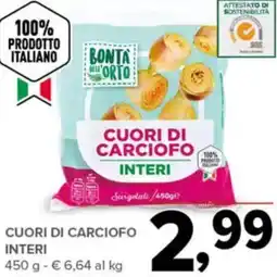 Todis Bontà dell' Orto Cuori di carciofo interi offerta