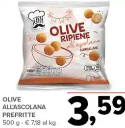Todis Olive all'ascolana prefritte offerta