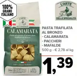 Todis L'ARTE Pasta trafilata al bronzo offerta