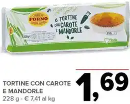 Todis FORNO Tortine con carote e mandorle offerta