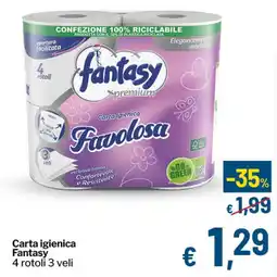 Qui Discount Carta igienica Fantasy offerta