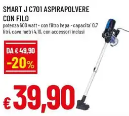 Famila Superstore SMART J C701 ASPIRAPOLVERE CON FILO offerta