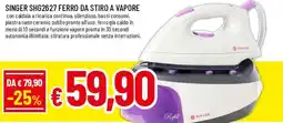 Famila Superstore SINGER SHG2627 FERRO DA STIRO A VAPORE offerta